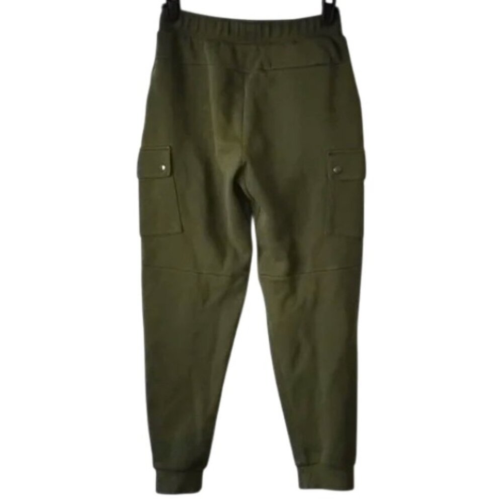 Polo Ralph Lauren Joggers Cargo Sweatpants Youth Boys L Olive Army Green - Picture 2 of 9